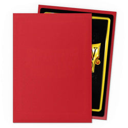 Dragon Shield: Ruby Matte Sleeves (Standard Size)