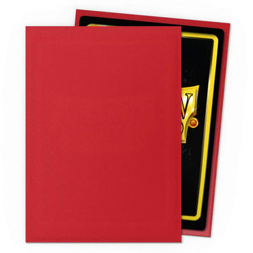 Dragon Shield: Ruby Matte Sleeves (Standard Size)