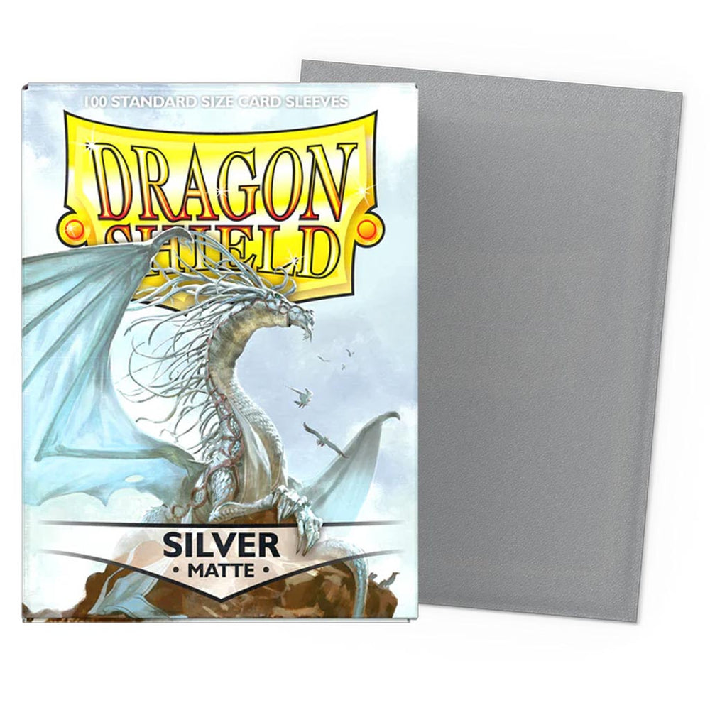 Dragon Shield: Silver Matte Sleeves (Standard Size)