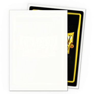 Dragon Shield: White Matte Sleeves (Standard Size)