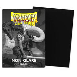 Dragon Shield: Black Non Glare Matte Sleeves (Standard Size)