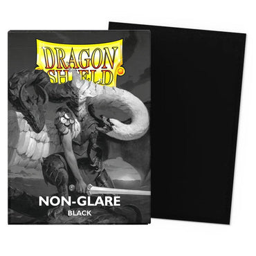 Dragon Shield: Black Non Glare Matte Sleeves (Standard Size)