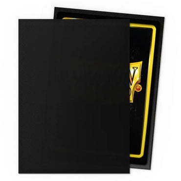 Dragon Shield: Black Non Glare Matte Sleeves (Standard Size)