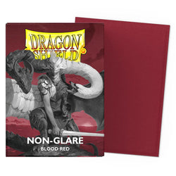 Dragon Shield: Blood Red Non Glare Matte Sleeves (Standard Size)