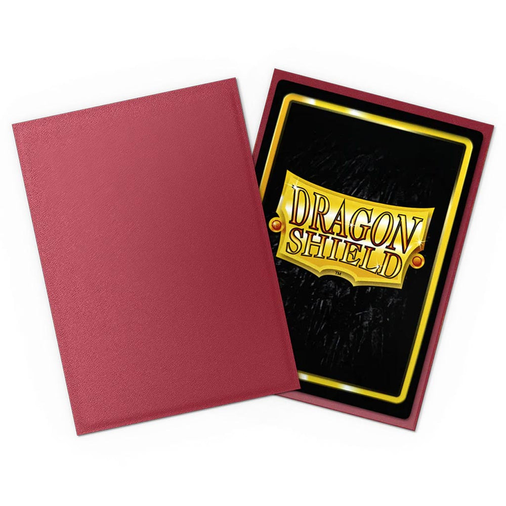 Dragon Shield: Blood Red Non Glare Matte Sleeves (Standard Size)