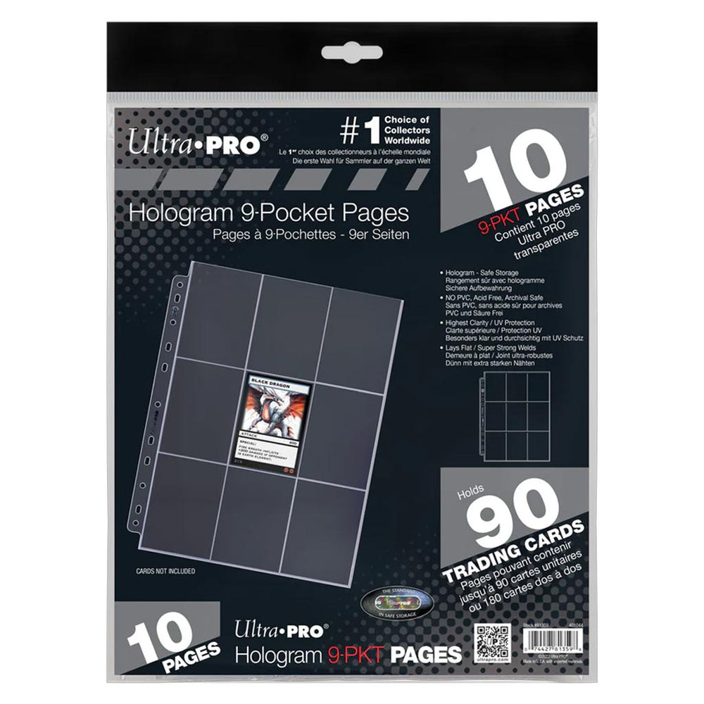 Ultra PRO: Platinum Series Hologram 9 Pocket Pages (10 ct.)