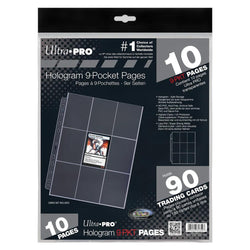 Ultra PRO: Platinum Series Hologram 9 Pocket Pages (10 ct.)