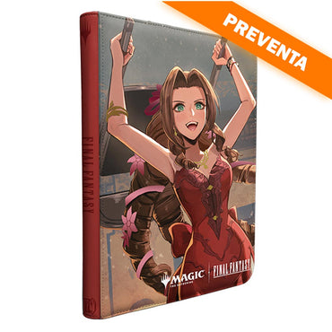 Ultra PRO: Magic: The Gathering: Final Fantasy Aerith Gainsborough 9 Pocket Zippered Premium PRO Binder PREVENTA
