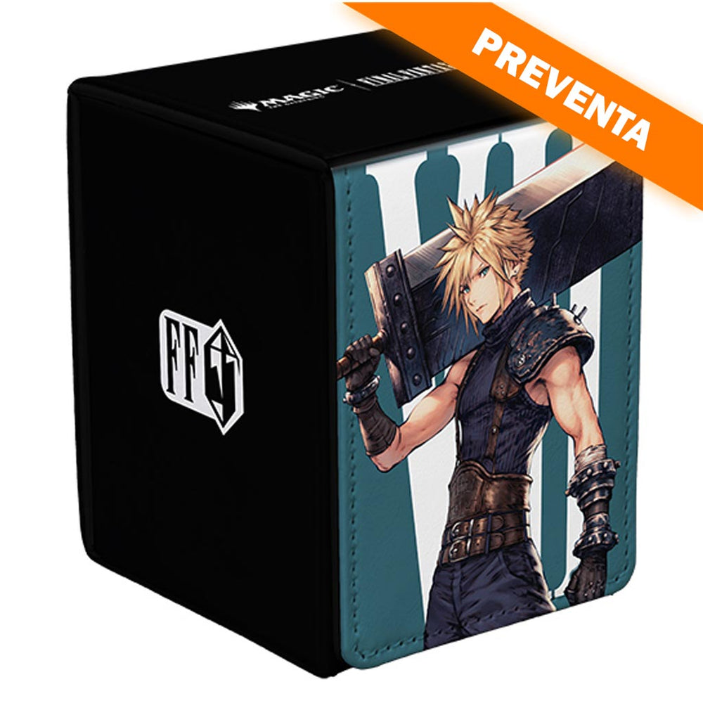 Ultra PRO: Magic: The Gathering: Final Fantasy Cloud, Ex SOLDIER Alcove Flip Deck Box PREVENTA