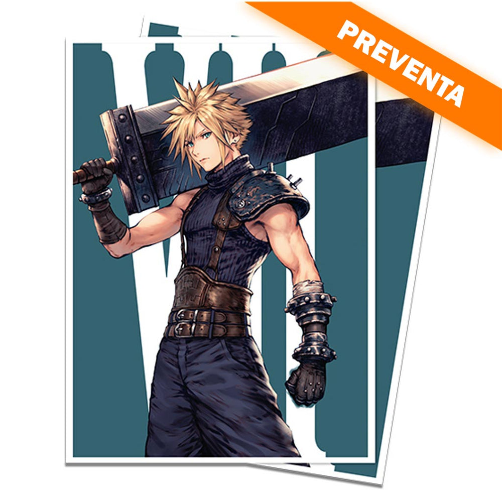 Ultra PRO: Magic: The Gathering: Final Fantasy Cloud, Ex SOLDIER 105ct Apex Deck Protector Sleeves PREVENTA