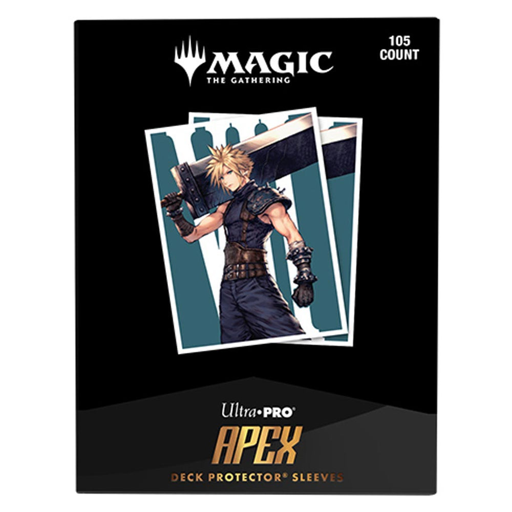 Ultra PRO: Magic: The Gathering: Final Fantasy Cloud, Ex SOLDIER 105ct Apex Deck Protector Sleeves