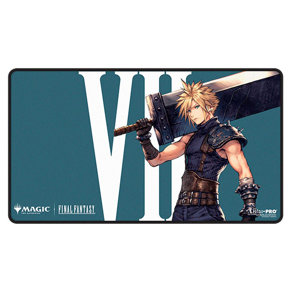 Ultra PRO: Magic: The Gathering: Final Fantasy Cloud, Ex SOLDIER Black Stitched Playmat