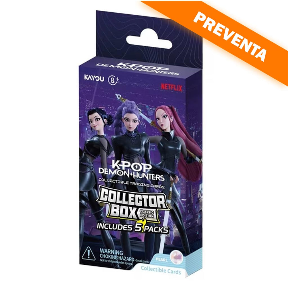 Kayou: KPop Demon Hunters Collectible Cards: Classic Edition 001 Collector Box (5ct.) PREVENTA