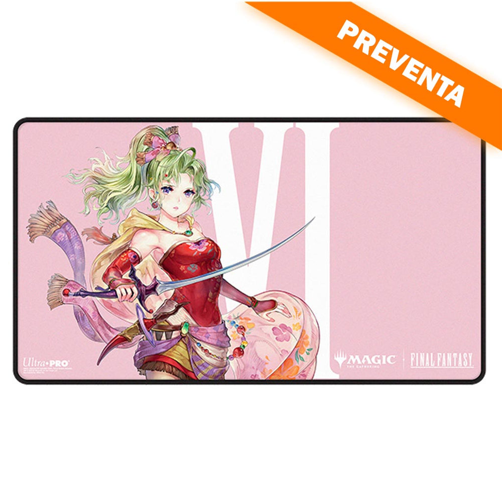 Ultra PRO: Magic: The Gathering: Final Fantasy Terra, Herald of Hope Black Stitched Playmat PREVENTA