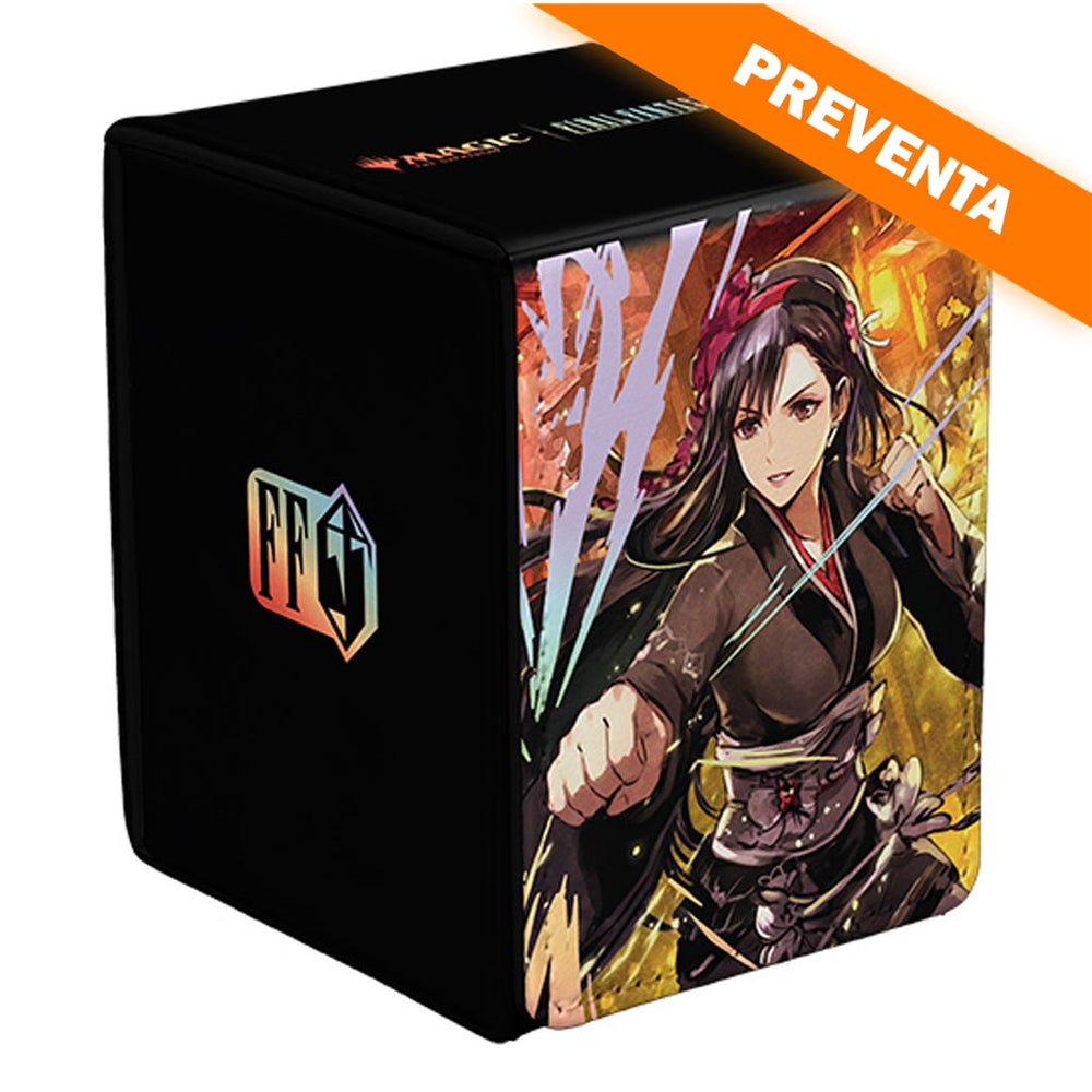 Ultra PRO: Magic: The Gathering: Final Fantasy Tifa Lockhart Alcove Flip Deck Box PREVENTA