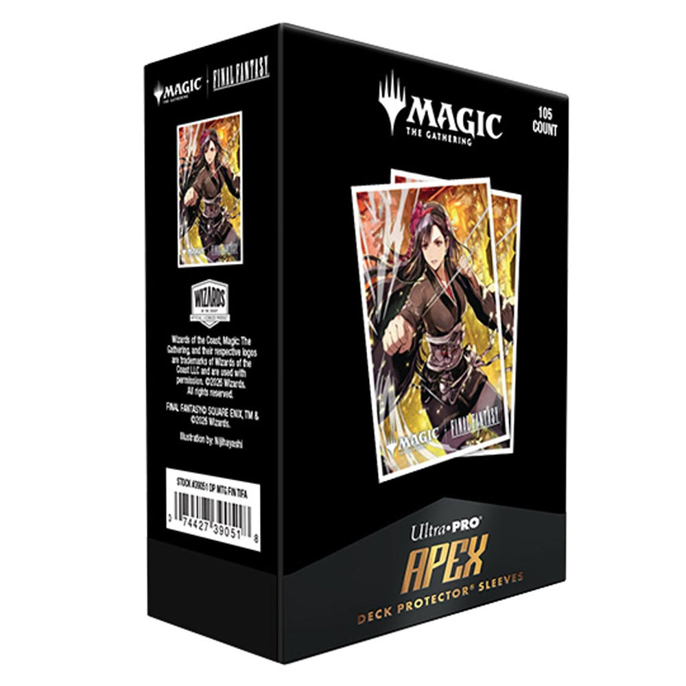 Ultra PRO: Magic: The Gathering: Final Fantasy Tifa Lockhart 105ct Apex Deck Protector Sleeves