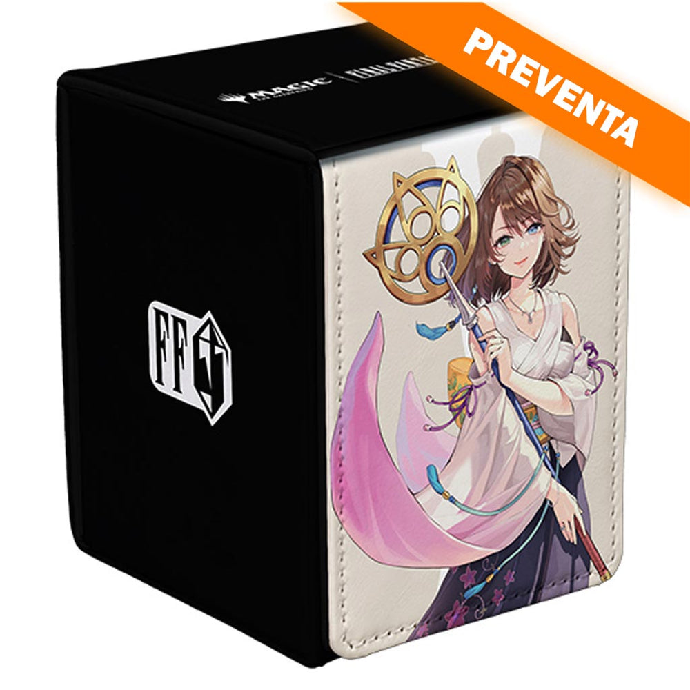 Ultra PRO: Magic: The Gathering: Final Fantasy Yuna, Grand Summoner Alcove Flip Deck Box PREVENTA