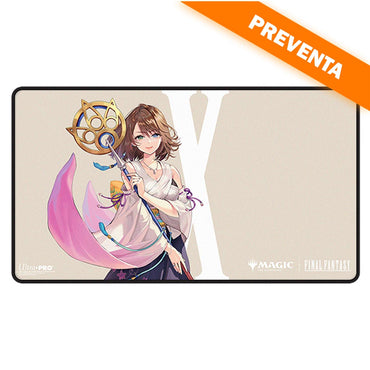 Ultra PRO: Magic: The Gathering: Final Fantasy Yuna, Grand Summoner Black Stitched Playmat PREVENTA