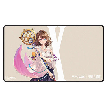 Ultra PRO: Magic: The Gathering: Final Fantasy Yuna, Grand Summoner Black Stitched Playmat