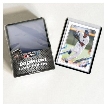 BCW: 3x4 Topload Card Holder Black Border