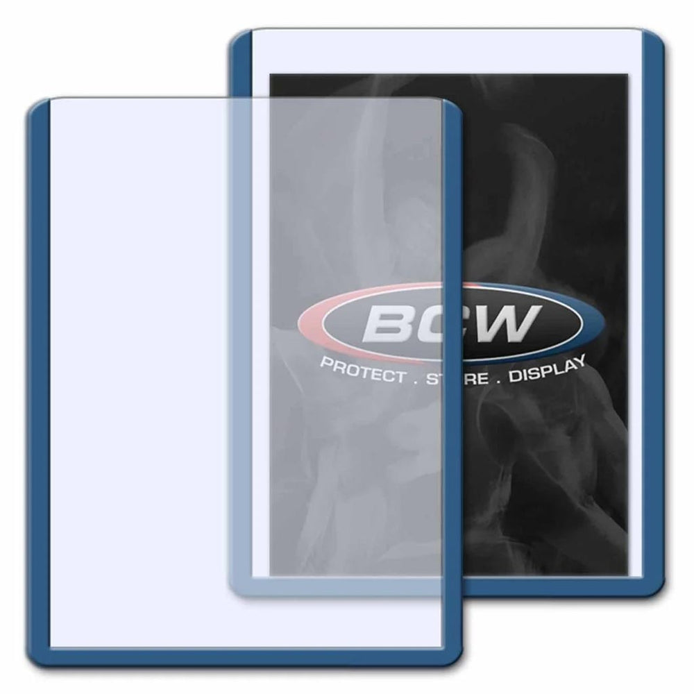 BCW: 3x4 Topload Card Holder Blue Border