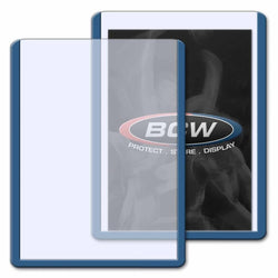 BCW: 3x4 Topload Card Holder Blue Border