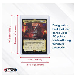 BCW: 3x4 Topload Card Holder Premium