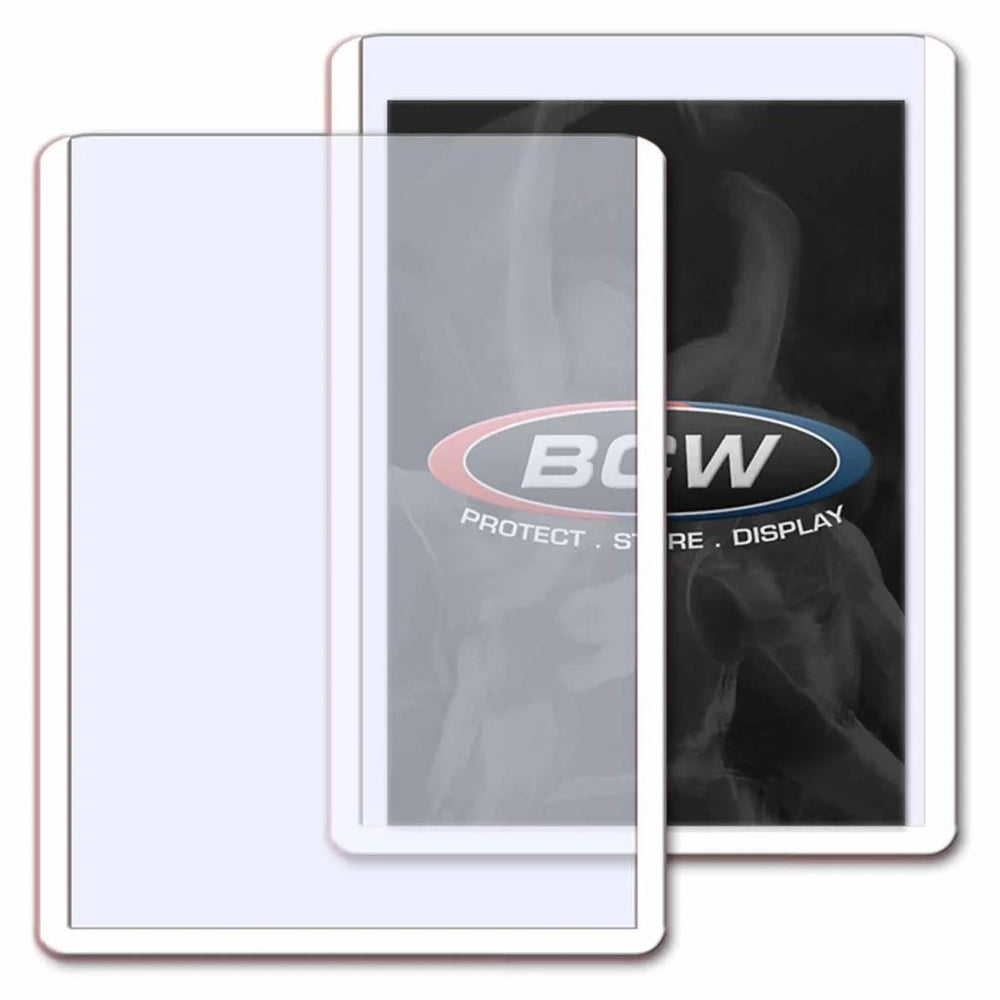 BCW: 3x4 Topload Card Holder White Border