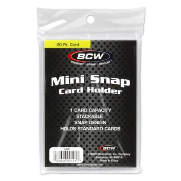 BCW: Mini Snap Card Holder