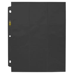 BCW: Side Loading 9 Pocket Pro Pages Black