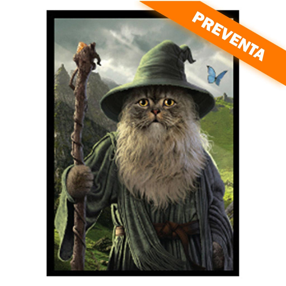 Ultra PRO: Legion Supplies: Movie Cats: Catdalf Double Matte White Core Sleeves (Standard Size) (50ct.) PREVENTA