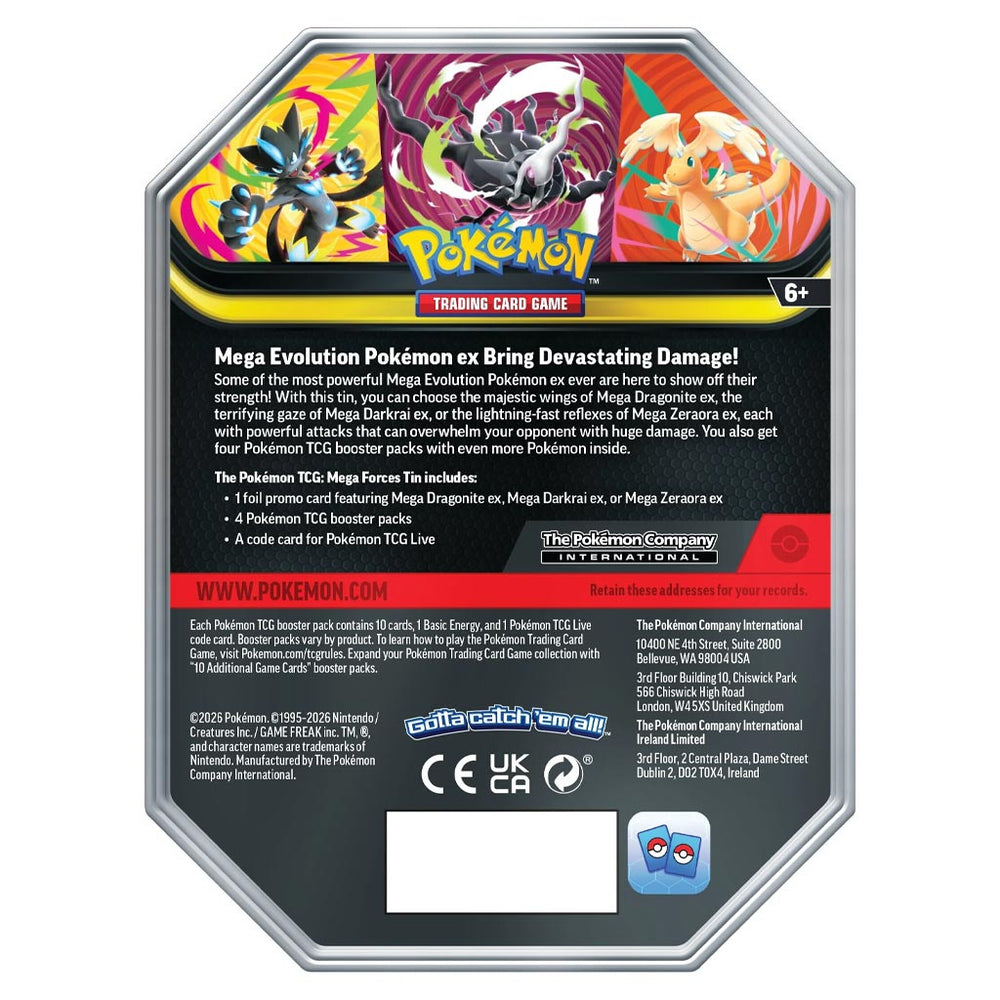 Pokémon TCG:  Mega Forces Tin (Mega Dragonite ex)