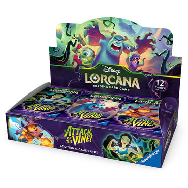 Disney Lorcana Trading Card Game: Attack Of The Vine! Booster Display Box