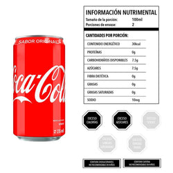 Coca Cola: Refresco Coca Cola Original Lata 235 ml