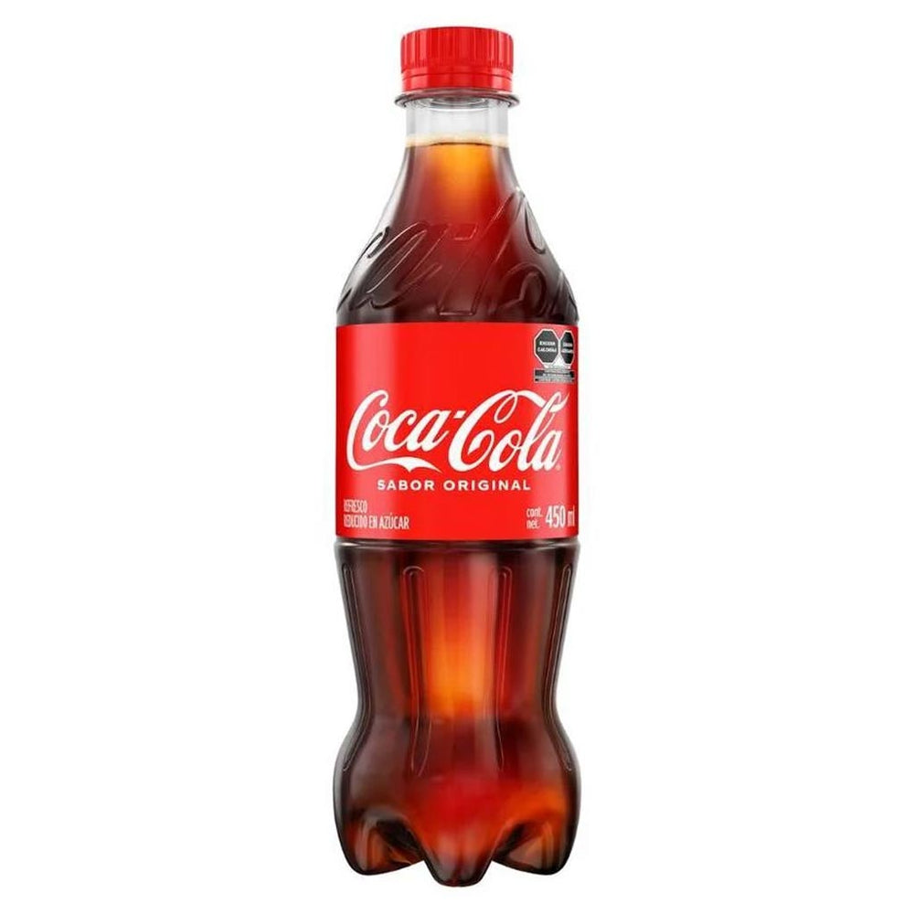 Coca Cola: Refresco Coca Cola Original Botella Pet 450 ml