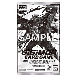 Digimon Card Game: Official Store Tournament Kit 2026 Vol. 3