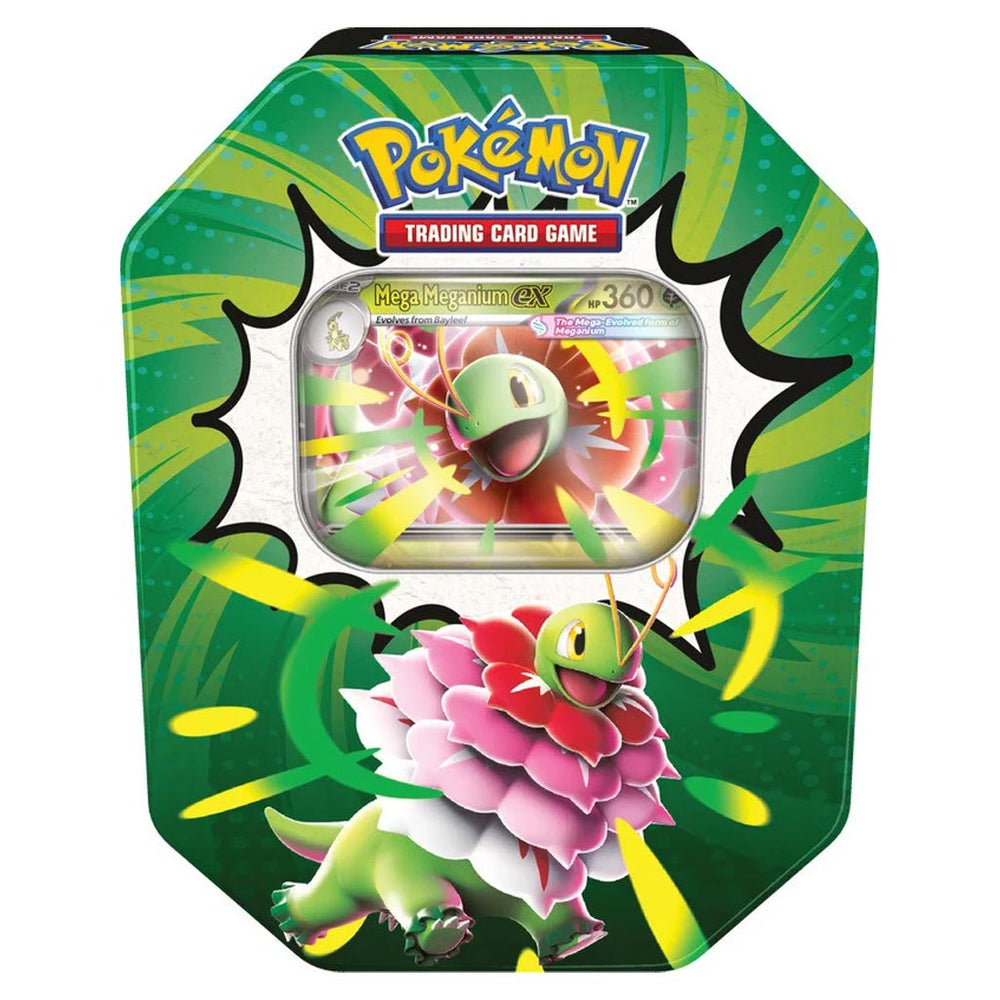 Pokémon TCG: Mega Evolution: Ascended Heroes Tin (Mega Meganium ex)