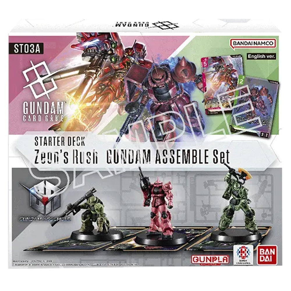 Gundam Card Game: GUNDAM ASSEMBLE Starter Set - Zeon's Rush [ST03A]