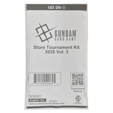 Gundam Card Game: Store Tournament Kit 2026 Vol. 3