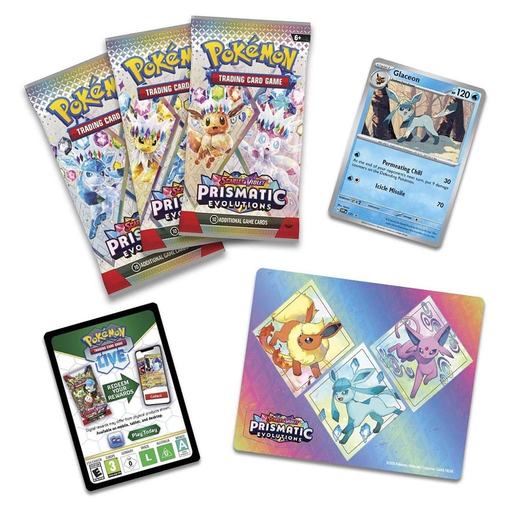 Pokémon TCG: Scarlet & Violet: Prismatic Evolutions - Tech Sticker Collection (Glaceon)