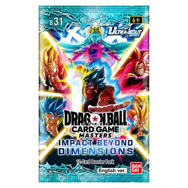 Dragon Ball Super Card Game: Masters Ultra Bout Series 04 Impact Beyond Dimensions [B31] Booster Pack
