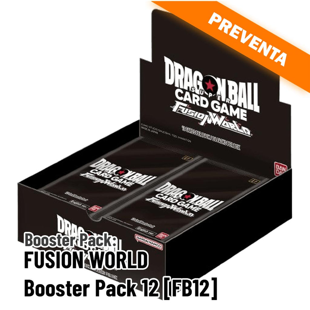 Dragon Ball Super Card Game: Fusion World Booster 12 [FB02] Booster Display PREVENTA