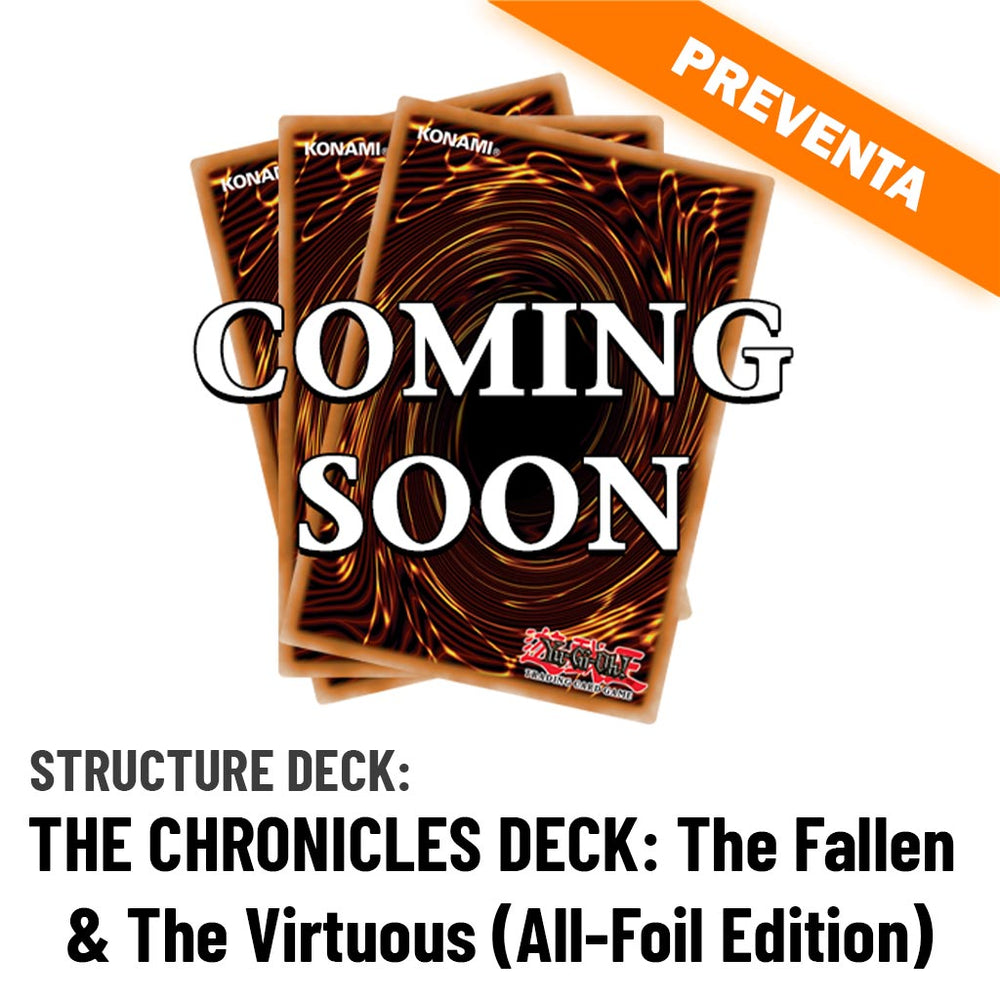 Yu-Gi-Oh! - Structure Deck: THE CHRONICLES DECK: The Fallen & The Virtuous (All-Foil Edition) PREVENTA