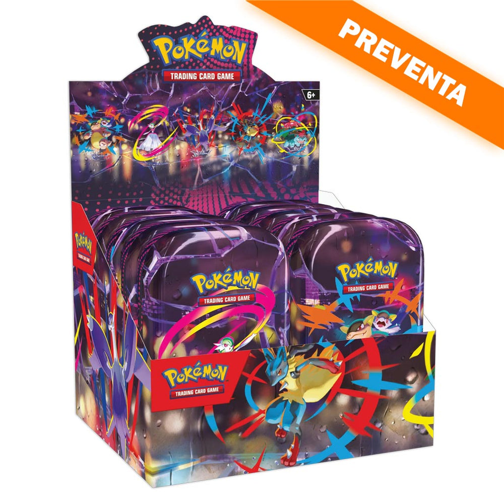 Pokémon TCG: Mega Heroes Mini Tin Display (Set de 10) PREVENTA