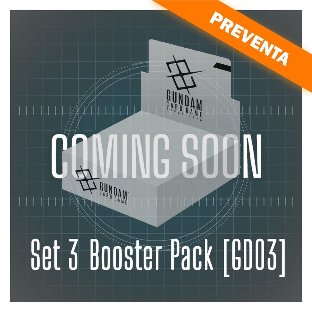 Gundam Card Game: Set 3 Booster Pack Display [GD03] 24ct. PREVENTA