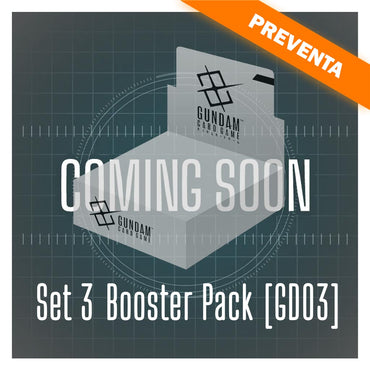 Gundam Card Game: Set 3 Booster Pack Display [GD03] 24ct. PREVENTA