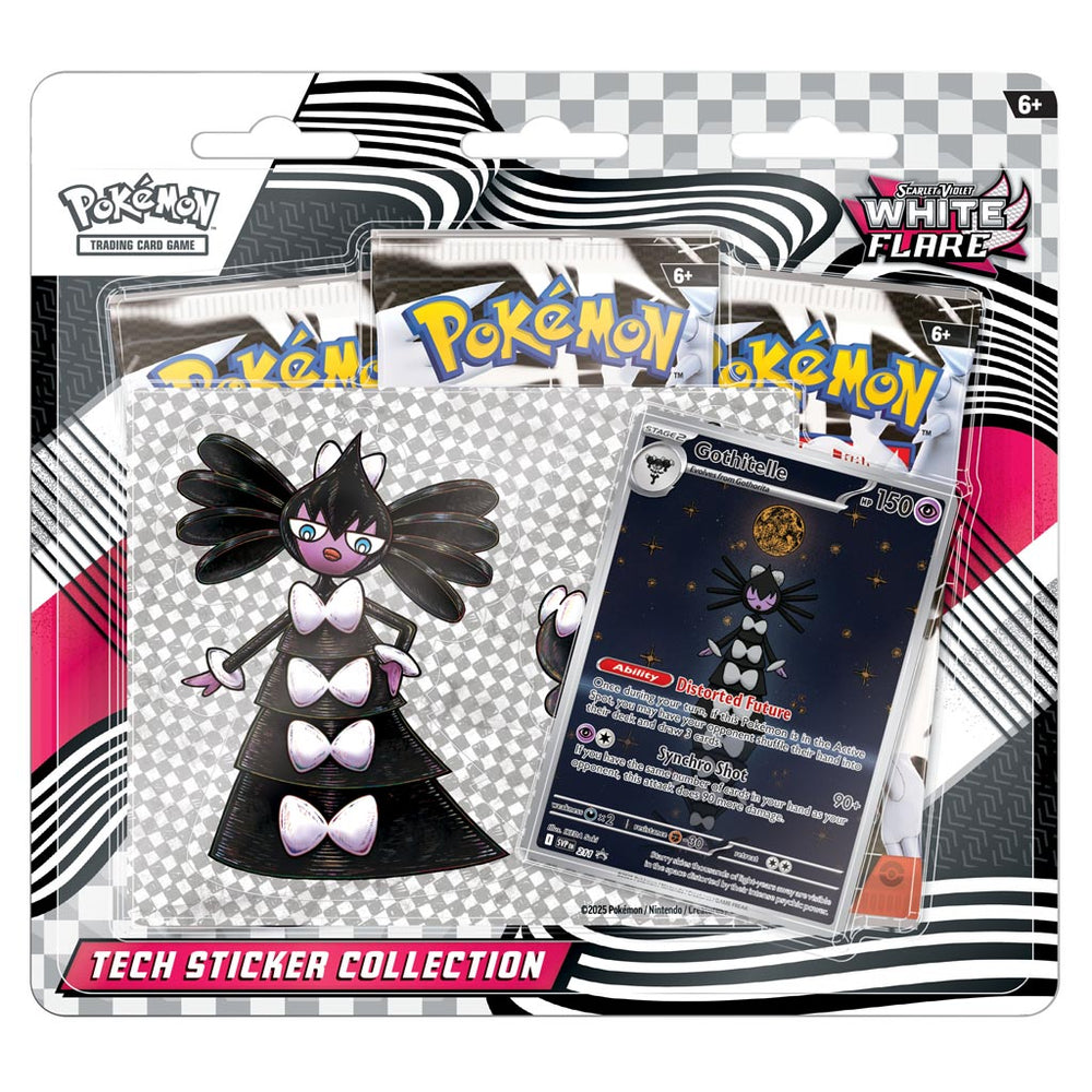 Scarlet & Violet 10.5 - White Flare Tech Sticker Collection ESPAÑOL