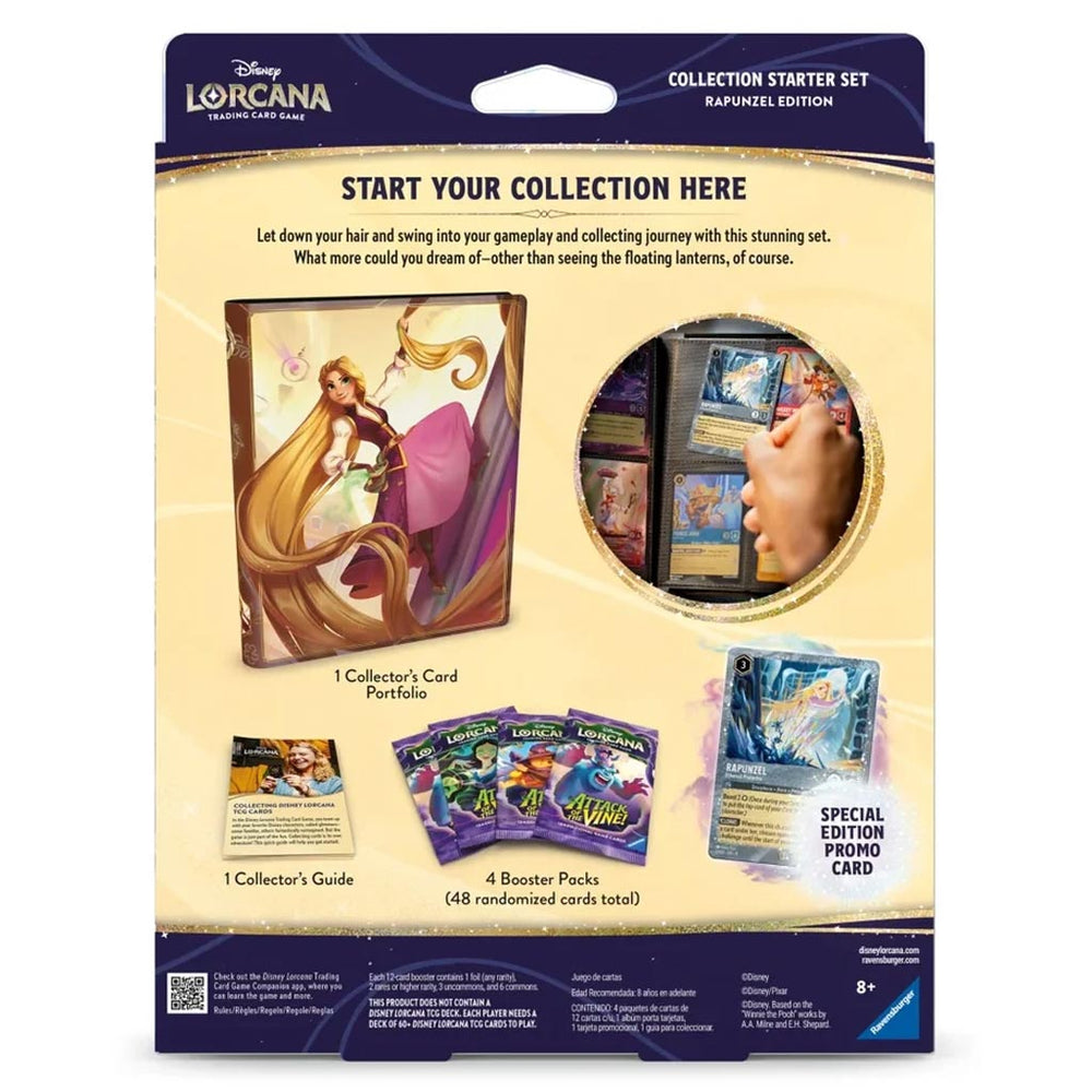 Disney Lorcana Trading Card Game: Attack Of The Vine! Collection Starter Set Rapunzel Edition