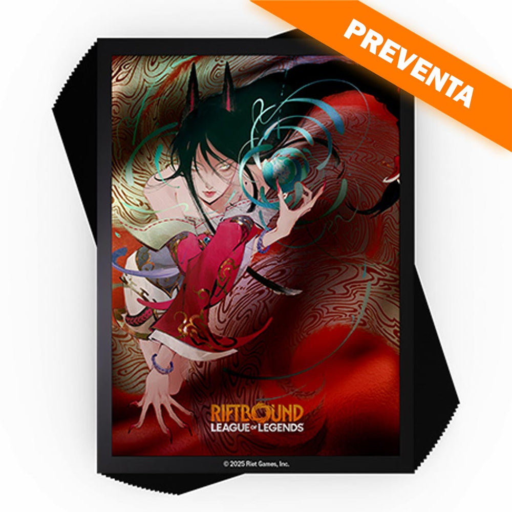 Riftbound: League of Legends TCG: Set 1 Origins Card Sleeves Ahri Art (100 ct) PREVENTA
