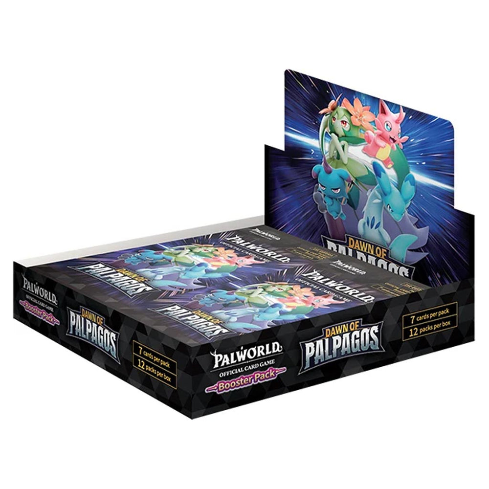 Palworld Official Card Game: Booster Pack Dawn of Palpagos Booster Display